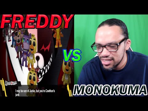 REACTION: Monokuma vs Freddy Fazbear - Video Game Rap Battle [Danganronpa vs FNaF]