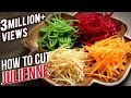 How To Julienne Vegetables Knife Skills The Bombay Chef Varun Inamdar Basic Cooking