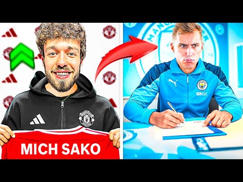 MAN CITY vs MAN UNITED 5 SEZÓN BATTLE 😱🤡⚔️ MICH SAKO vs GUDU 🥊🏆