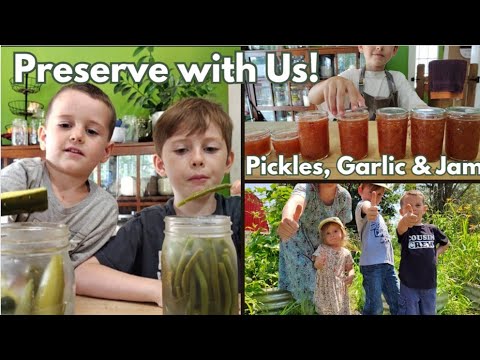 This Week on the Homestead: The Easiest Pickles, Garlic & GooseCherry Jam
