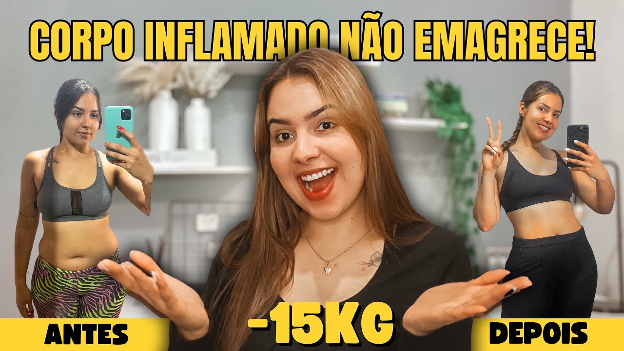 05 PASSOS PARA EMAGRECER MAIS RÁPIDO EM CASA! Como DESINFLAMAR o corpo!