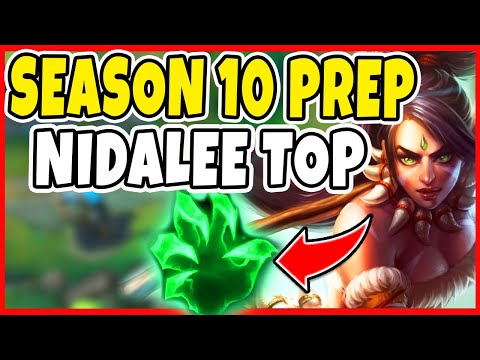 Nidalee Top Practicing For Season 10! Figuring out Best Runes and Build! - League of Legends