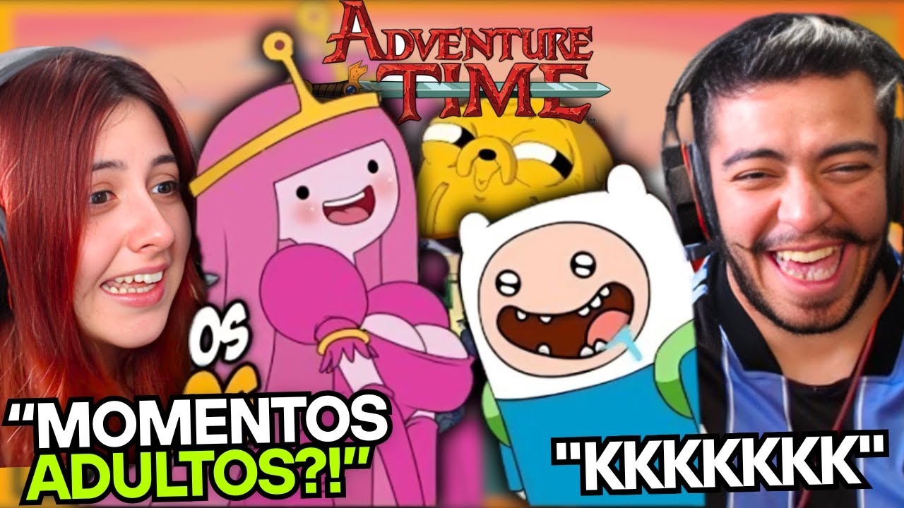 MOMENTOS ADULTOS E PIADAS DE DUPLO SENTIDO EM HORA DE AVENTURA | REACT