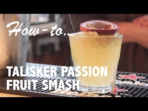 Simple Passion Fruit Smash Cocktail