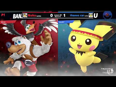 Binghamton eSports with Passion 24 - Losers Semis - Neku (Banjo & Kazooie) vs thanos car (Pichu)