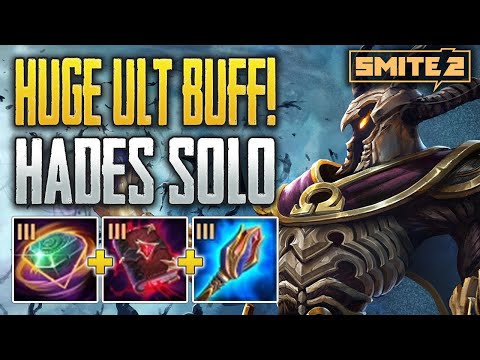 HADES CAN JUMP IN ULT NOW!? Hades Solo Gameplay (SMITE 2 Alpha)