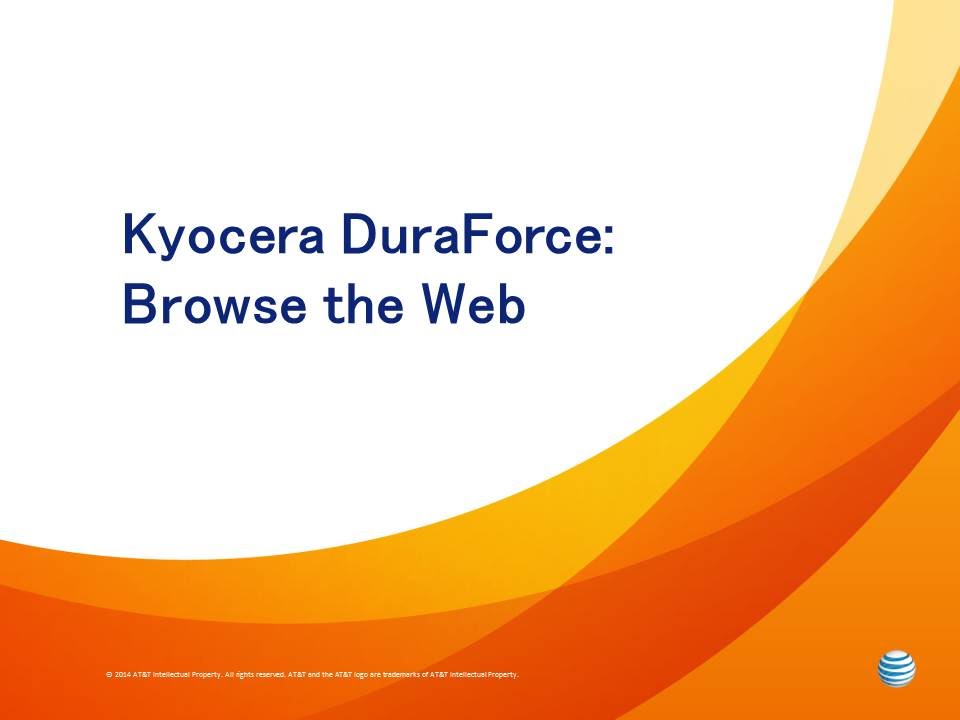 Kyocera DuraForce : Browse the Web