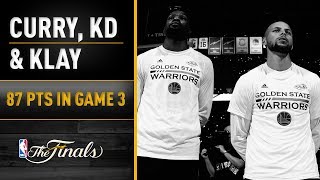 Kevin Durant - Stephen Curry - Klay Thompson - Golden State Warriors