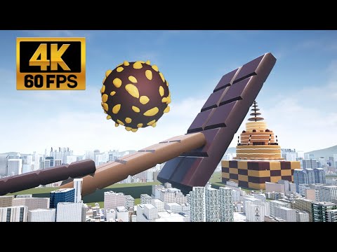Super giant Chocolate domino - YouTube