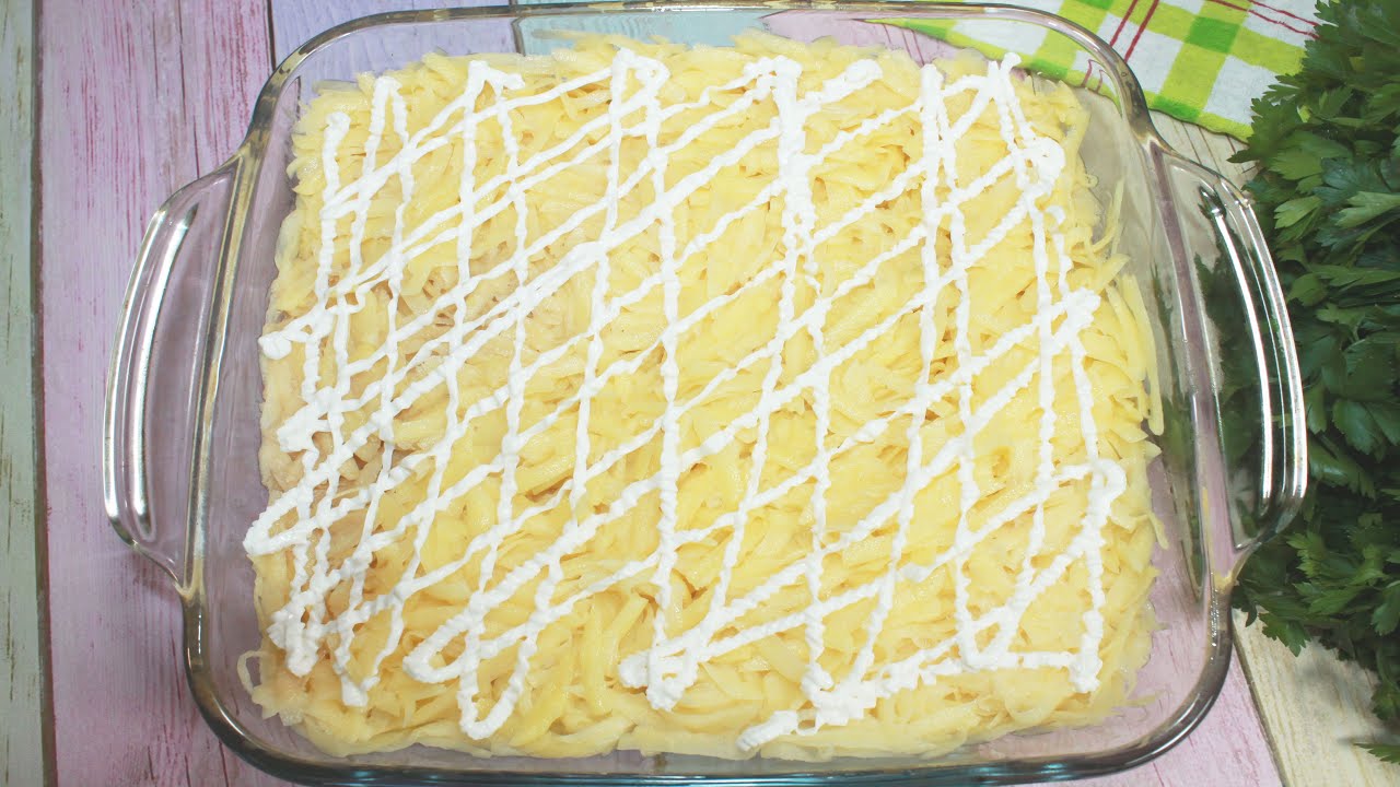 Картофельная запеканка с курицей. Очень вкусный УЖИН без заморочек.