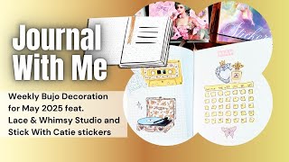 Journal With Me: Decorating my May 2025 pages in my dotline Happy Planner A5 notebook