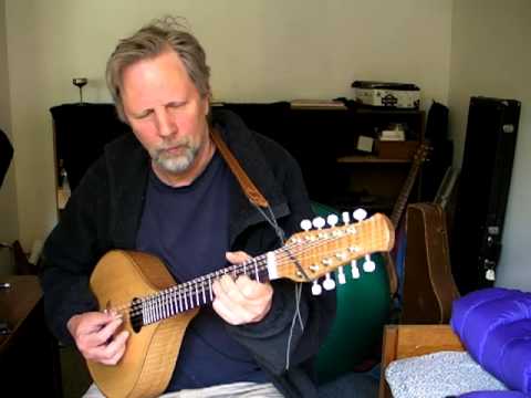 Archtop 10 string cittern playing Banish Misfortune