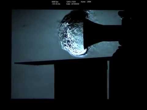 High-Speed Demonstration of an Air Horn Blowing