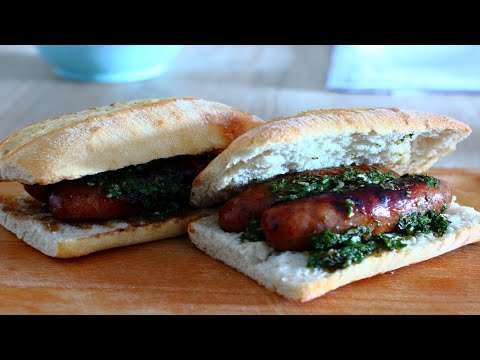 CHORIPAN- BOCADILLO DE CHORIZO CON CHIMICHURRI. 👨‍🍳