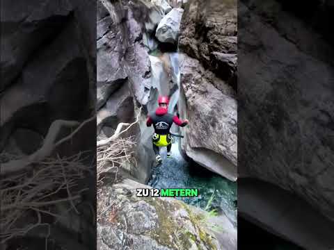 Insane! Canyoning Tour Lodrino 🤩 #ticino #switzerland #adventure