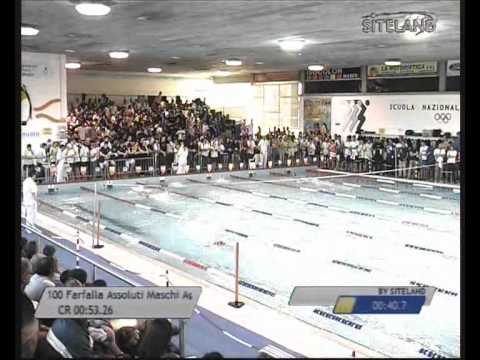 Eliminatorie 6 dei 100 Farfalla  Assoluti Maschi Agonisti - 16 Memorial Chiara Giavi