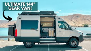 144 4x4 Sprinter Van Tour | ULTIMATE GEAR ADVENTURE VAN TOUR