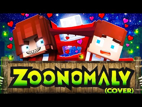 JJ and JJ's Girl STALKER Love Story in Maizen Minecraft | Zoonomaly Theme Song (COVER)