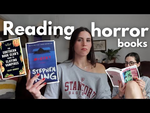 Reading horror for the week 🤝🏼 HORROR READING VLOG