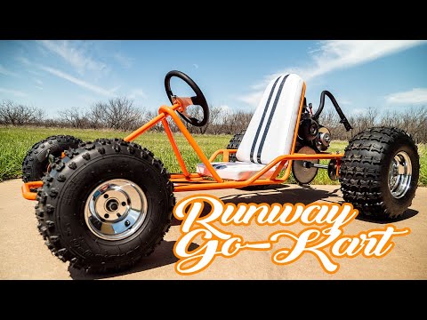 Vintage Go Kart Kit Build - Runway Race