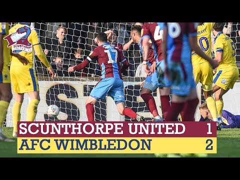 📺 Match Action: 2018-19: Iron 1-2 AFC Wimbledon