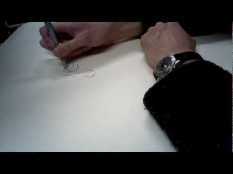 Another self-portrait in pen (time lapse)