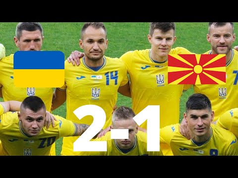 Eurocopa Ucrania vs Macedonia del Norte 2021 • Resúmen • all goals highlights