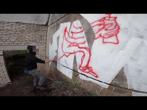 destruction of the abandoned house . Tags, lifestyle and Graffiti throw ups