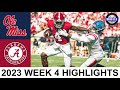 #13 Alabama vs #15 Ole Miss Highlights | College Football Week 4 | 2023 College Football Highlights