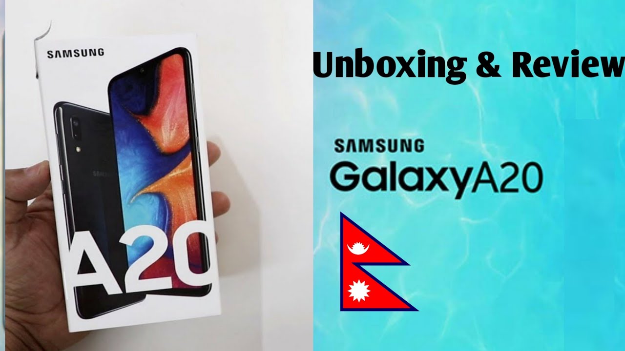 Samsung Galaxy A20 Unboxing Review | Price In Nepal | Face ID , Fingerprint , Camera Test