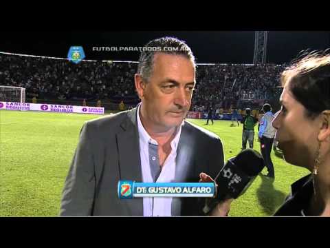 Nota Gustavo Alfaro (Arsenal). San Lorenzo 0 - Arsenal 3. Final Copa Argentina 2012/2013. FPT