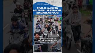Aksi Remaja di Ketapang Terlibat Balapan Liat saat Ramadhan Dorong Motor Diamankan oleh Polisi