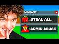 Using ADMIN PANEL To Troll YOUTUBER In Steal A Brainrot