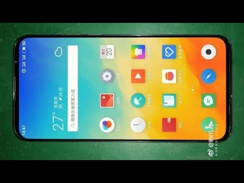 Meizu 16S render shows full-screen display, in-display fingerprint sensor and triple rear cameras.