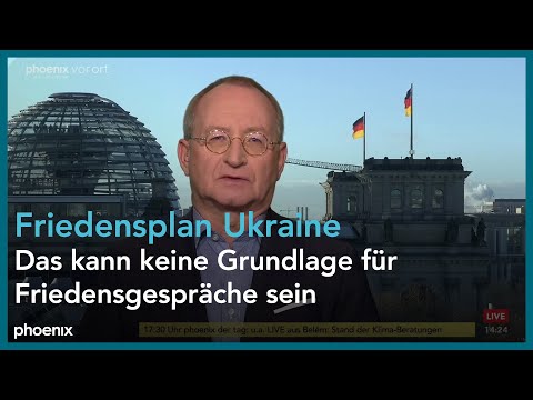 Erhard Scherfer zu den Verhandlungen im Russland-Ukraine-Krieg am 21.11.25