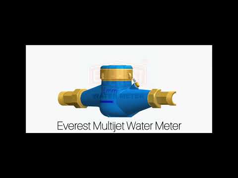 Mechanical multijet water flow meter 20mm