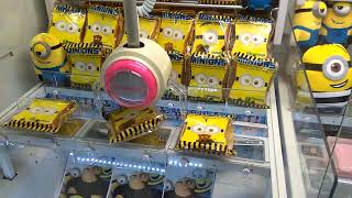 UFOキャッチャー☆ゲームセンター☆大人気ミニオン☆やっぱり初心者☆スクイーズもハンドスピナーも欲しい！