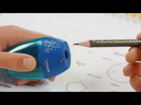 Puntenslijper Maped Shaker 1-gaats display à 25 stuks assorti