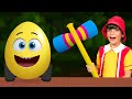 Egg Surprise X Wheels On The Bus Nursery Rhyme For Kids BabyBillion