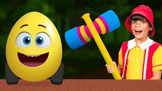 Egg Surprise X Wheels on the Bus Nursery Rhyme For Kids | BabyBillion
