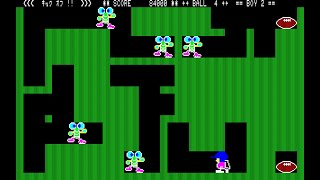 Sharp MZ-2200 Game: Kick Off (1983 Carry Lab)