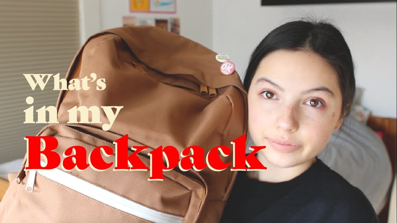 What's in my School Backpack? (Graphic Design Student) | PaolaKassa