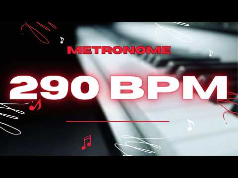 290 BPM - 1 Hour Metronome