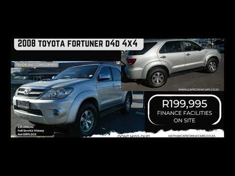 Why should you buy this Toyota Fortuner 3.0D4D?