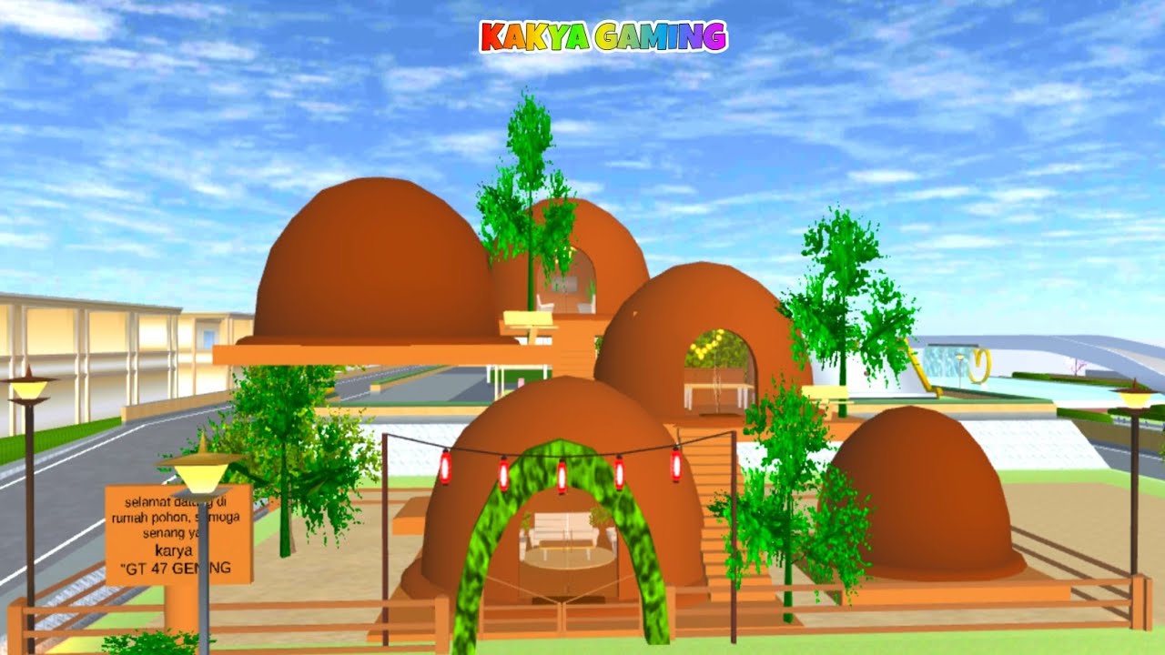 Review Rumah Pohon Estetik Bareng Yuta Mio | Sakura  School Simulator