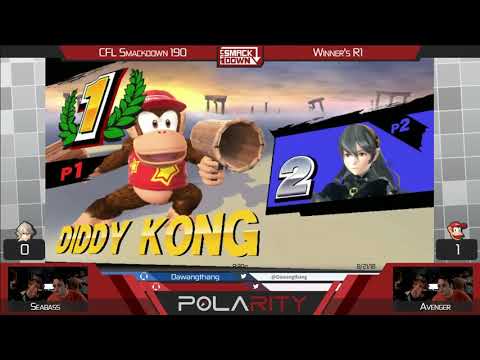 CFL Smackdown 190 Smash 4 - Seabass (Corrin) vs Avenger (Diddy Kong) - Winners R1