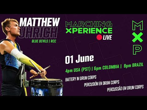 Mathew Uhrick (BlueDevils | RCC Indoor Percussion) - Battery in Drum Corps DCI