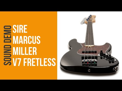 Sire Marcus Miller V7 Alder 2nd Gen Fretless - Sound Demo (no talking)