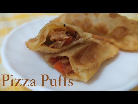 Pizza Puffs Recipe | Ramadan Special Ifthar Snacks | Tasty Kitchen