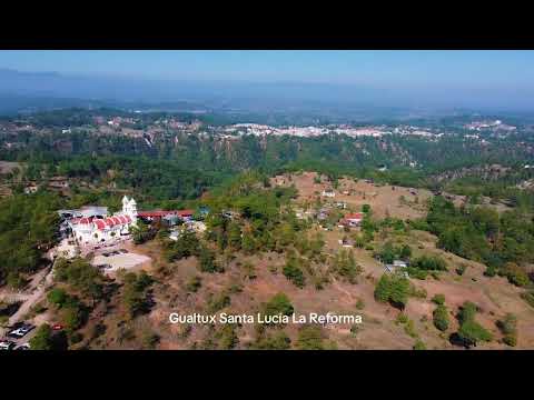 Vista aérea de Gualtux Santa Lucía La Reforma! 📹